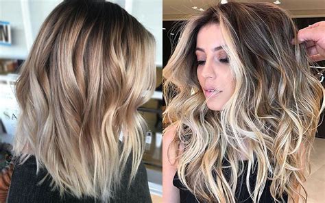 Only the hairs' limitations, and a stylist's lack of technique or imagination, limits what can be done with long hairstyles! Balayage Short + Long Bob Highlights - Hairstyles & Hair ...