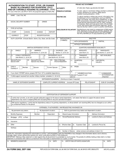 Fillable Da Form 3020 R Printable Blank Pdf And Instructions 1e9