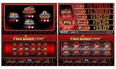 Quick Hit Triple Blazing 7s Free Games Fever Slot Machine By