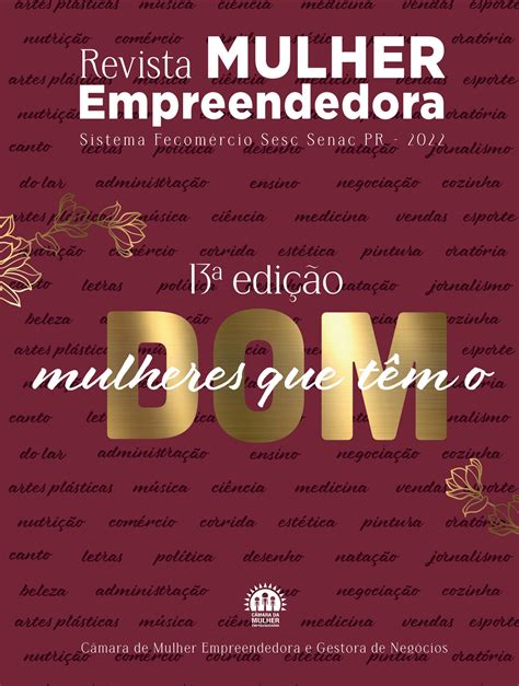 Revista Mulher Empreendedora By Federa O Do Com Rcio De Bens Servi Os E Turismo Do Paran
