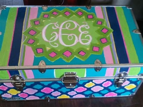 Trunk painting is done to protect new, tender young bark on many fruit trees from sunburn as well as i never paint trunks in my nursery except apricot trees (in a probably futile attempt to stop them. Birdie Pearl: Not Your Mama's Camp Trunk