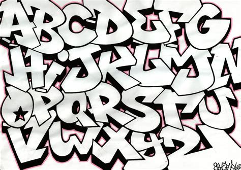 How To Draw Graffiti Letters Az Easy Bonetti Lovicher