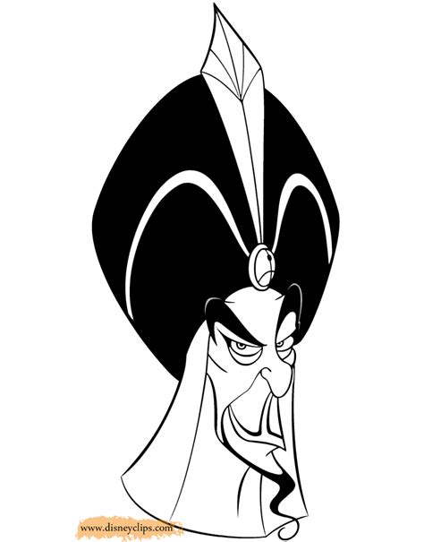 600x838 jafar in form of giant cobra fights aladdin coloring page. Aladdin Coloring Pages (5) | Disneyclips.com