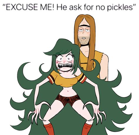 He Asked For No Pickles Meme Template