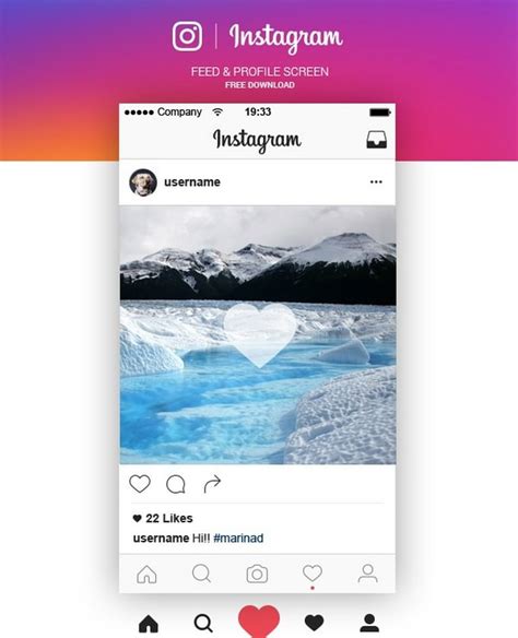 Instagram Feed Instagram Profile Template 2019 Crafts Diy And Ideas Blog