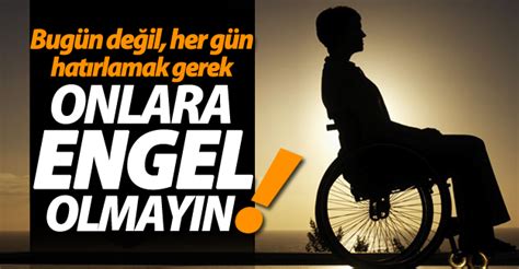 Buna ek olarak … engelliler haftası ve uluslararası engelliler günü hangi gün ne zaman yazısına devam et →. Engelliler Haftası yaklaşıyor! Onlara engel olmayalım!