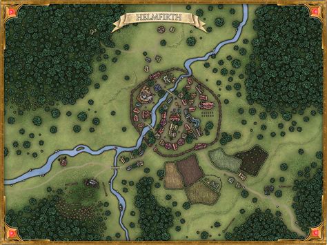 Helmfirth Village Inkarnate Create Fantasy Maps Online