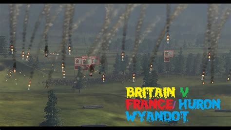 Total War Empire Britain V Francehuron Wyandot Youtube