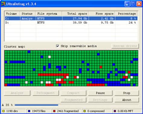 Auslogics disk defrag pro can be downloaded as a portable program. UltraDefrag, Defragmentation Utility for Windows ...