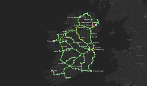 Ireland Interactive Rail Map 2040 Ni Planner