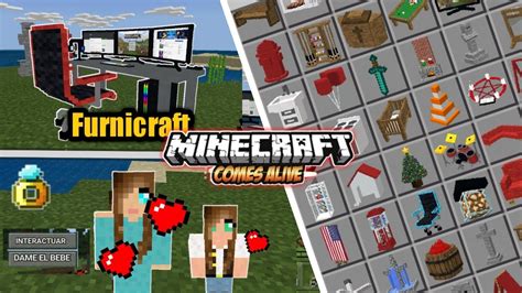 New villagers will get a couple of new download addon into your device. COMES ALIVE MOD Y FURNICRAFT Mod PARA MINECRAFT PE / BE ...