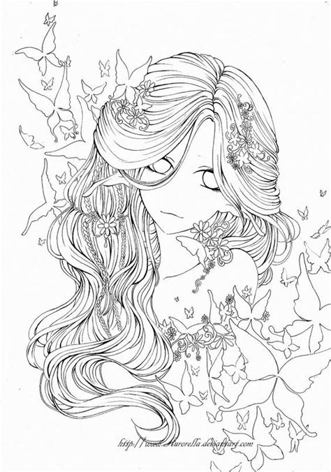 Antistress anime Coloring Pages to download and print for free