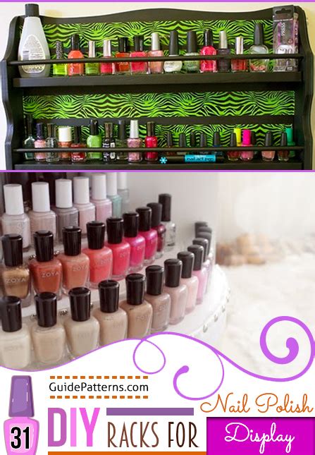 How do you store your enormous collection of nail polish at home? 31 DIY Racks for Nail Polish Display | Guide Patterns