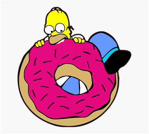Homer Simpson And His Donut By Gatohy On Deviantart Homer Simpson