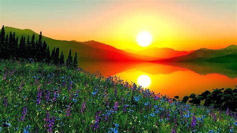 Mother Nature Sunrise Sunset Truly Beautiful Description From