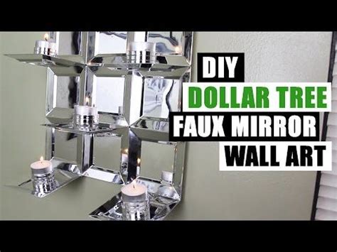 Maybe you would like to learn more about one of these? DIY DOLLAR TREE FAUX MIRROR WALL ART CANDLE HOLDER Easy Z Gallerie Inspired Cheap Mirror Decor ...
