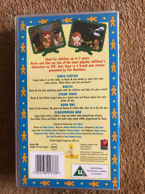 Rosie And Jim Gingerbread Man And More Stories Vhs Video Ebay