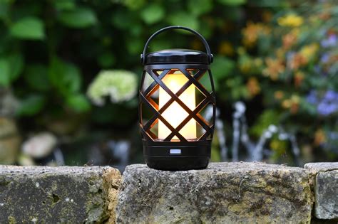 Auraglow Outdoor Led Flame Light Hanging Camping Lantern Garden Table