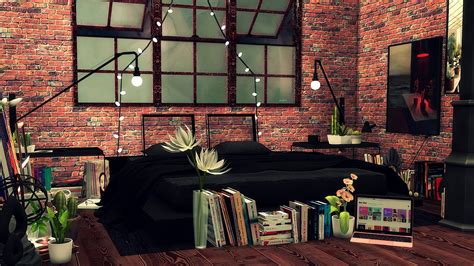 Grunge Bedroom Sims 4 Cc