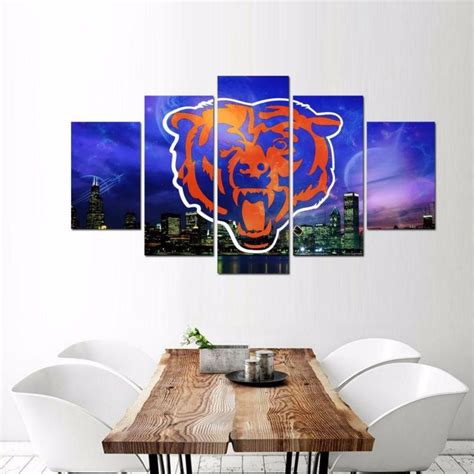 Official twitter of your chicago bears. "ManCave" 5 Panel Chicago Bears Canvas Art | Canvas decor ...