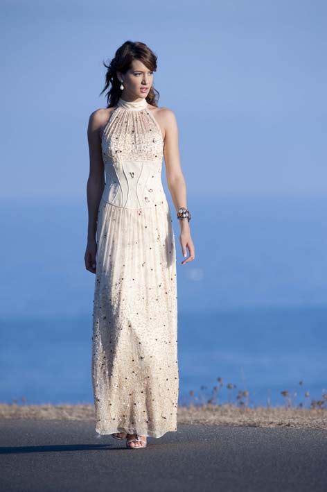 Maybe you would like to learn more about one of these? abito lungo in georgette ricamato, linea scivolata, scollo ...