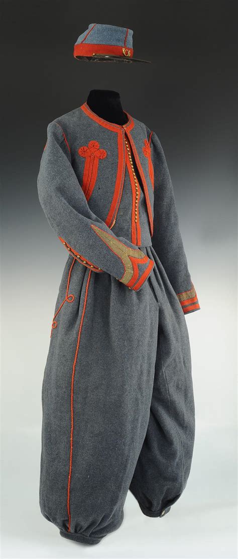 Uniforme Du Sergent Joseph Tuffier Des Zouaves Pontificaux KÉpi