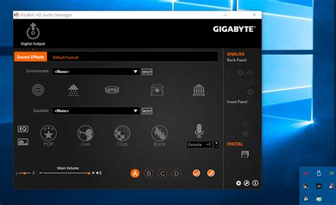 Generally in windows 10, realtek hd audio manager is installed along with realtek hd audio driver. Gigabyte Realtek HD Audio Manager fehlt? (Computer, PC ...