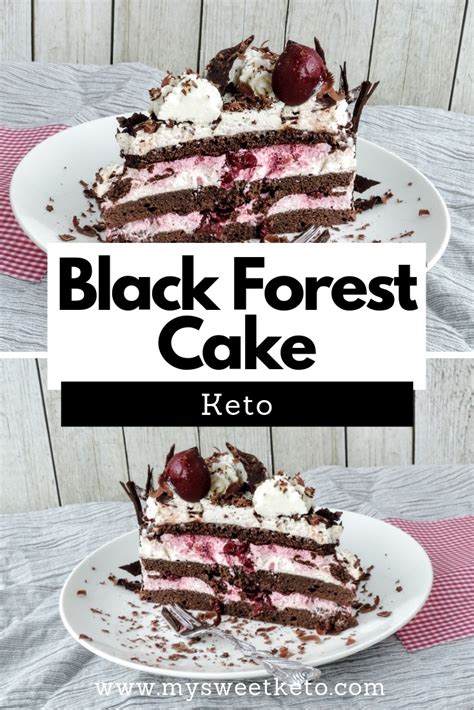 Majestic Low Carb Black Forest Cake My Sweet Keto