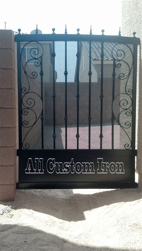 A Custom Iron Single Gate And You Can See It On