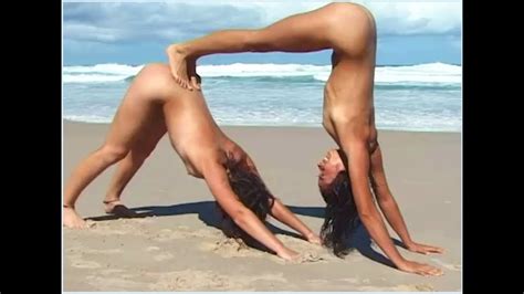 Naked Beach Double Yoga Youtube