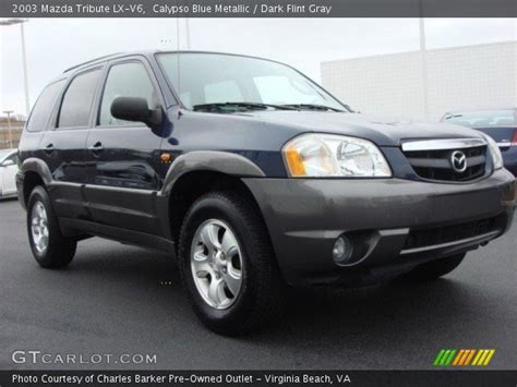 2003 mazda tribute lx v6 berkenkotter motors dealership in parker. Calypso Blue Metallic - 2003 Mazda Tribute LX-V6 - Dark ...