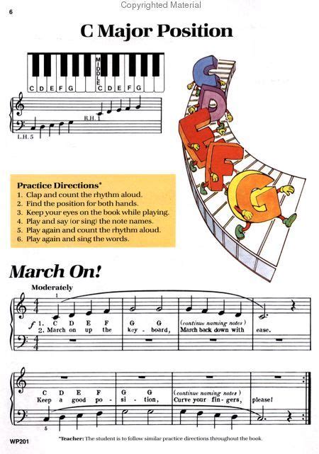 I haven't indicated any fingering on this sheet music. Bastien Piano Basics, Level 1, Piano Sheet Music by James Bastien | Sheet Music Plus | Piano ...