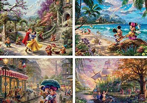 Buy Ceaco 4 In 1 Multipack Thomas Kinkade Disney Dreams