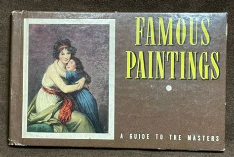 Vintage Famous Paintings Book 1941 Whitman A Guide To The Masters Mini