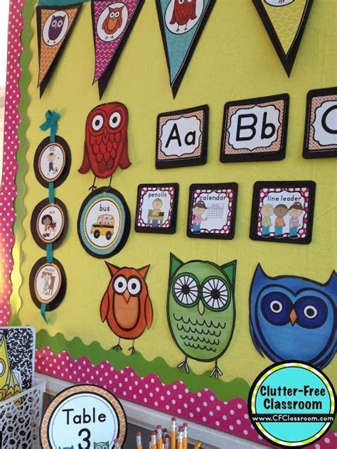 Owl Classroom Theme Ideas Clutter Free Classroom By Jodi Durgin
