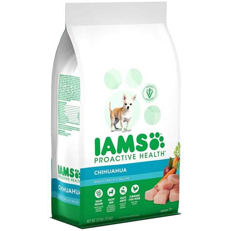 A few bags will be a good dark and oily feed and then you might get 4 or 5 bags that are light colored and really dry and crumbly. Iams ProActive Health Adult Chihuahua Dry Dog Food ...