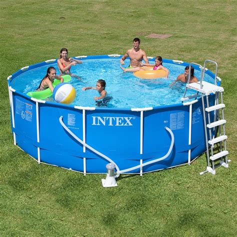 Intex Round Metal Frame Pool Set 457x122cm Playone