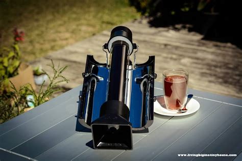 Living Big In A Tiny House Trying Out The Sunrocket Solar Kettle