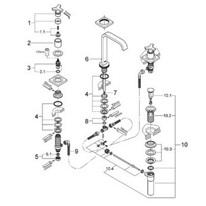 Click to add item danco stem repair kit for sterling faucets to the. Order Replacement Parts for Grohe 20148 Allure; Lavatory ...