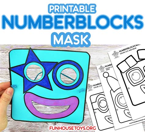 Numberblocks Mask 2 To 5