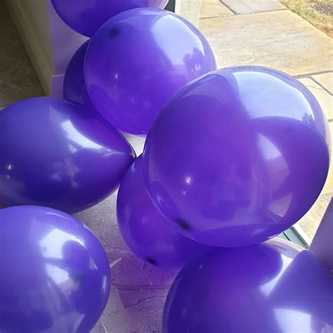 Purple Balloons E91 Bag Of 50 Eire Pastel Balloons Barrys Balloons