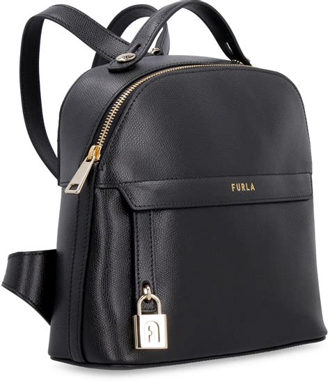 Furla Piper Leather Backpack In Black Lyst