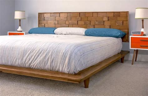 Mid Century Modern Bed With Footboard Storage Buy Dg Casa Collette
