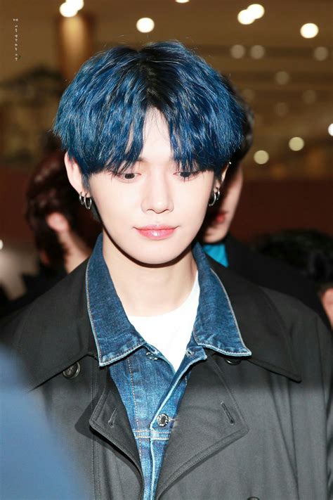 200114 Txt Yeonjun At Gmp Run Away With Me Blue Hair Love Of My