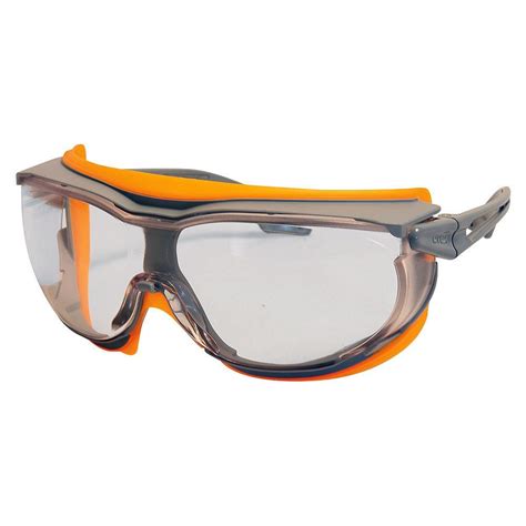 Uvex Skyguard Orange Safety Glasses Clear Lens Pf Cusack