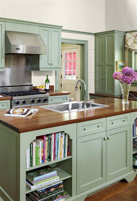 Issues like crooked doors, sagging drawers, scratched faces, loose hinges and warping boxes quickly deteriorate the look of a kitchen. 34+ ( Top ) Green Kitchen Cabinets - " Good for Kitchen ...