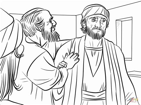 If any of you lack wisdom, let him ask of god, that giveth to all men liberally, and upbraideth not; 24 Saul's Conversion Coloring Page in 2020 | Coloring pages, Kindergarten coloring pages ...