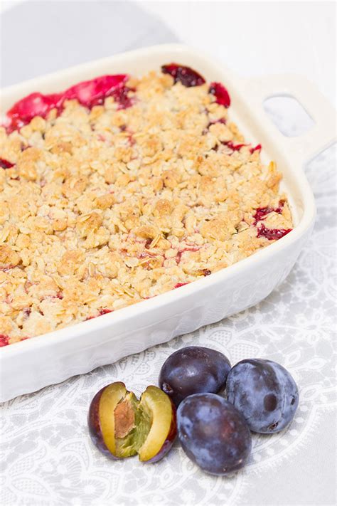 Zwetschgen- Crumble Rezept