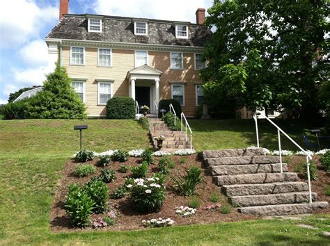 Upscale hotel within easy reach of good harbor beach. View of new garden beds in bloom. Sargent House Museum ...