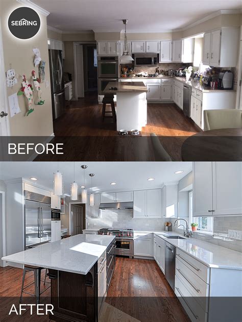 Derek And Christines Kitchen Before And After Pictures Sebring Design Build